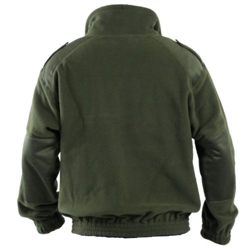 French Olive Army Jacket Polarweight Fleece Range