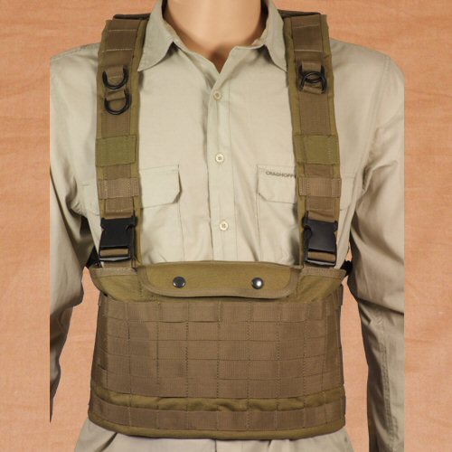 Tan Bulle MOLLE Recon Chest Harness